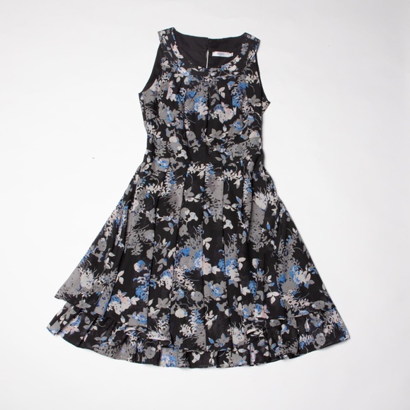 Ricki's Dresses & Skirts - Black and blue floral work dress